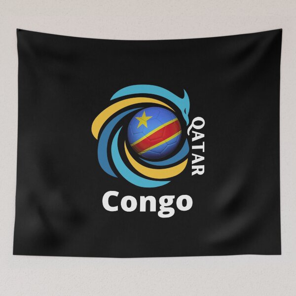 Item preview, Qatar Football soccer team Congo designed and sold by DesignsbyMona.