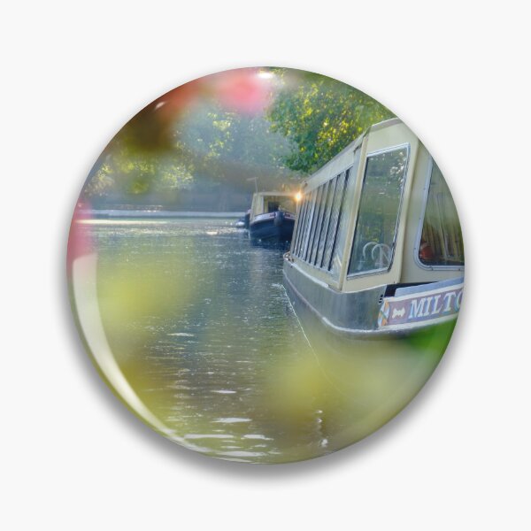Item preview, The Flowering look at a boat on the Little Venice canals in London | Street & Travel Photography  designed and sold by Diana van Neck.