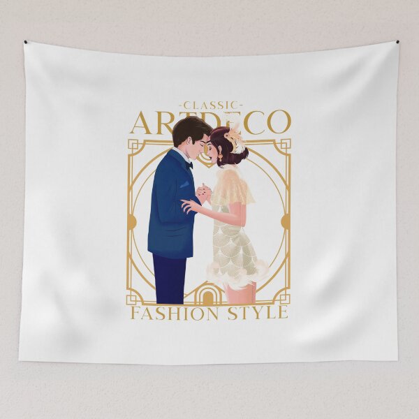 Item preview, Romantic Couple Man And Woman Formally Dressed Dancing designed and sold by LargeShop.