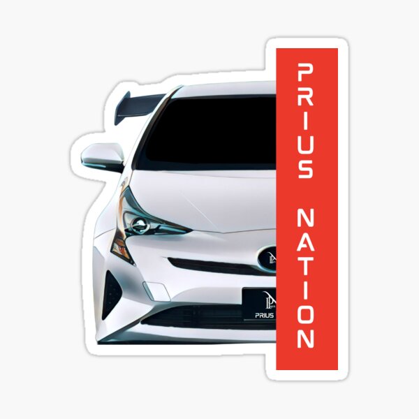 Item preview, Prius Nation 4th Gen Red Banner designed and sold by PriusNation.