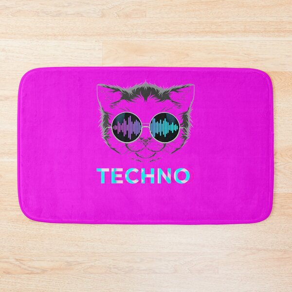 Item preview, Techno Cat Dub Step Electro Music Synthesizer Tshirt158 Essential T-Shirt designed and sold by LisaRomera.