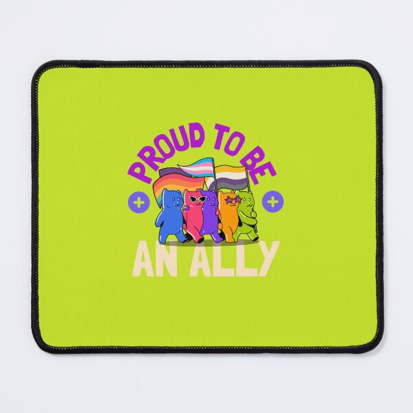 Item preview, Proud to be an Ally/ Pride Allyship designed and sold by Verbiage24.