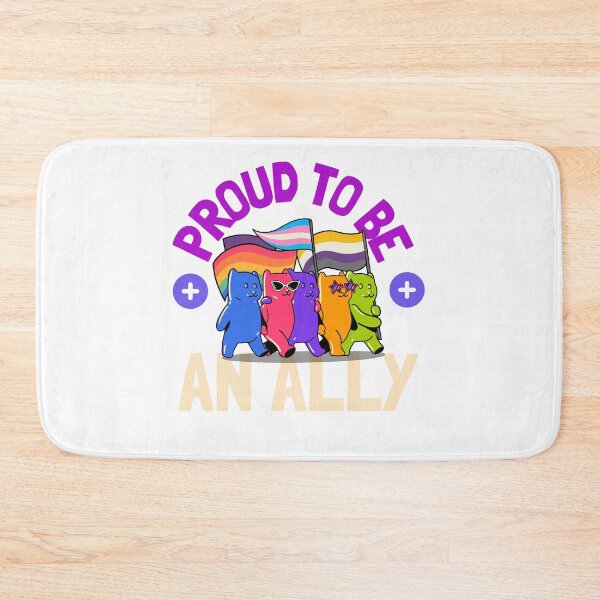 Item preview, Proud to be an Ally/ Pride Allyship designed and sold by Verbiage24.