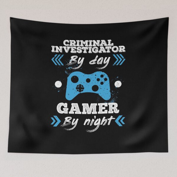 Item preview, Criminal Investigator By Day Gamer By Night for Best Criminal Investigator designed and sold by SVPOD.