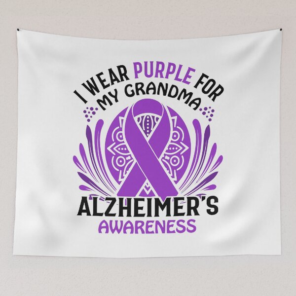 Item preview, I Wear Purple For My Grandma Alzheimer's Disease Awareness Gift designed and sold by Best Designer.