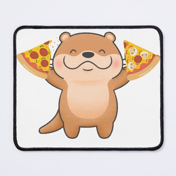 Item preview, fat cat eating pizza designed and sold by BoozieHumor.