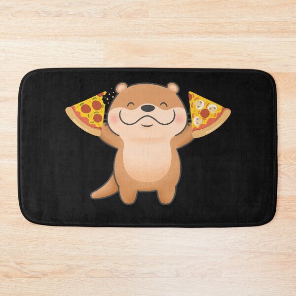 Item preview, fat cat eating pizza designed and sold by BoozieHumor.
