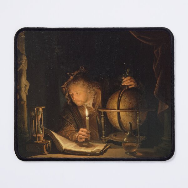 Item preview, Astronomer by Candlelight | Gerrit Dou | 1659 Renaissance Art designed and sold by CJET.