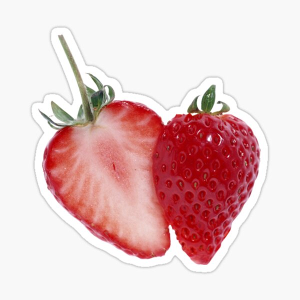 "Strawberry Sticker" Sticker by lexymoss | Redbubble