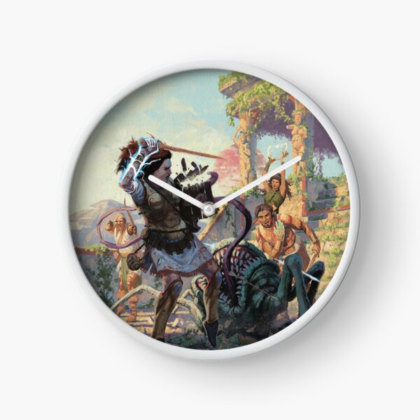 RuneQuest Starter Set Cover by Ossi Hiekkala Clock