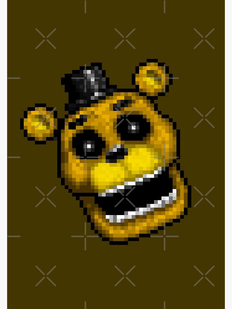 Adventure Nightmare Fredbear - FNAF World - Pixel Art Baby One-Piece for  Sale by GEEKsomniac