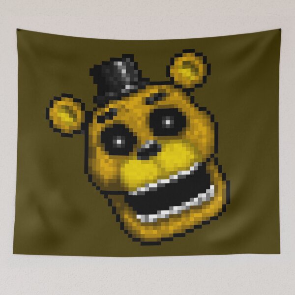 Item preview, Adventure Golden Freddy - FNAF World - Pixel Art designed and sold by GEEKsomniac.