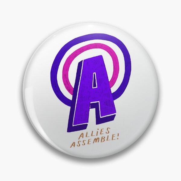 Artikelvorschau, Pride allyship: Verbündete versammeln sich! entworfen und verkauft von Ila Mandlik.