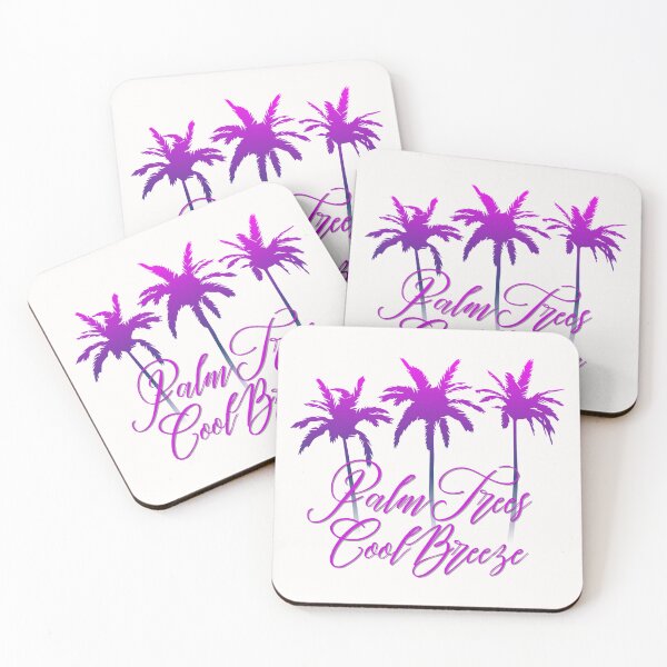 Item preview, Palm Trees Cool Breeze Purple Silhouette Design designed and sold by EarthArtDesigns.