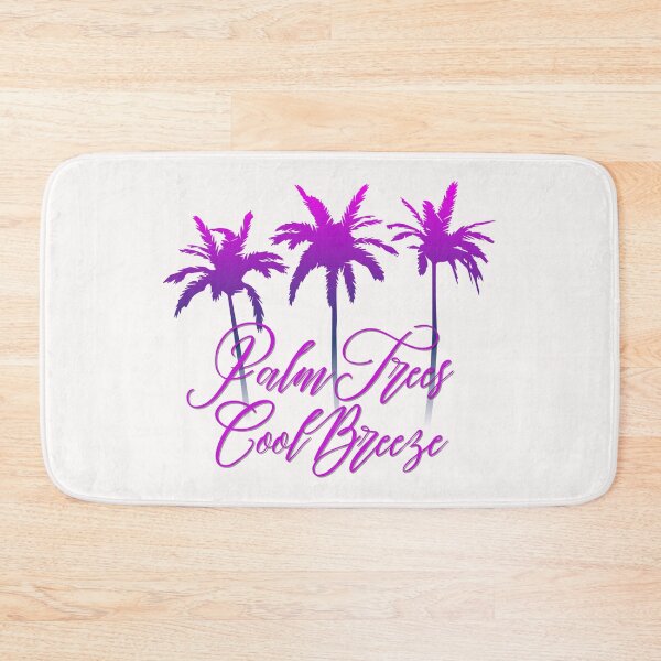 Item preview, Palm Trees Cool Breeze Purple Silhouette Design designed and sold by EarthArtDesigns.