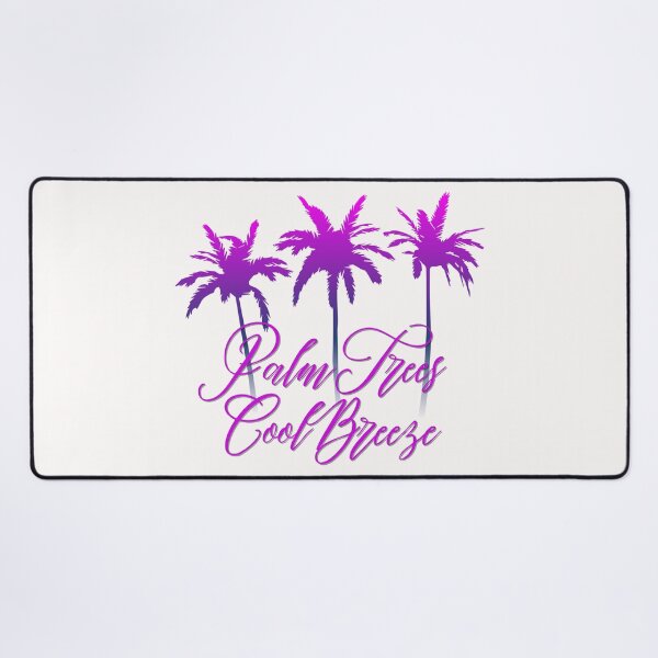 Item preview, Palm Trees Cool Breeze Purple Silhouette Design designed and sold by EarthArtDesigns.
