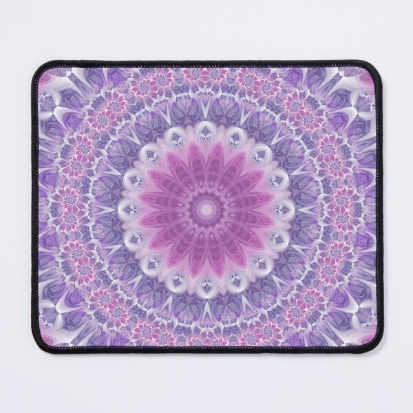 Item preview, Purple and Pink Fractal Mandala designed and sold by Kelly Dietrich Mandala & Fractal Art.