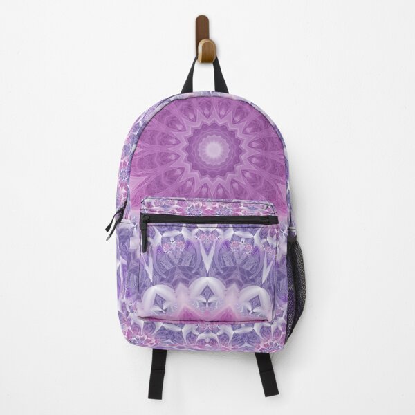 Item preview, Purple and Pink Fractal Mandala designed and sold by Kelly Dietrich Mandala & Fractal Art.