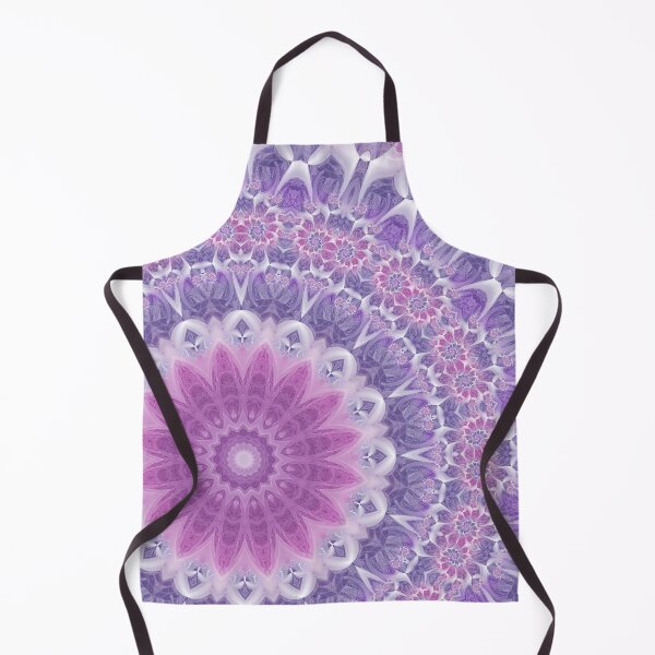 Item preview, Purple and Pink Fractal Mandala designed and sold by Kelly Dietrich Mandala & Fractal Art.