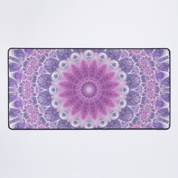 Item preview, Purple and Pink Fractal Mandala designed and sold by Kelly Dietrich Mandala & Fractal Art.