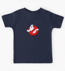8 bit Ghostbusters logo. Kids Tee