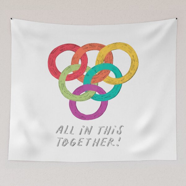 Item preview, Pride Love: all in this together! designed and sold by Ila Mandlik.