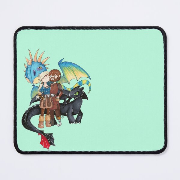 Item preview, Hiccstrid Viking Couple with their Dragons designed and sold by ChubbyWorm.
