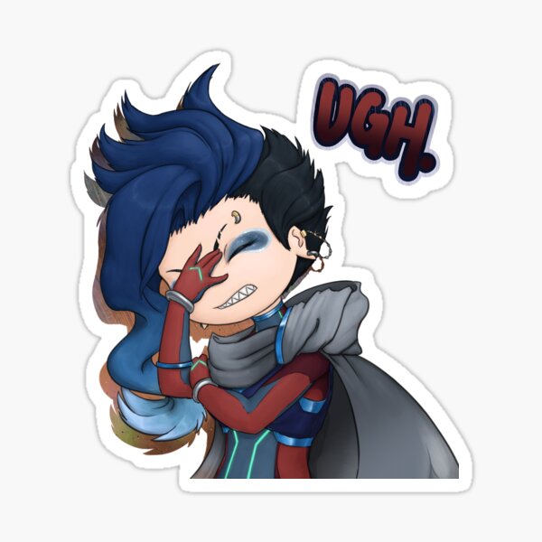 Item preview, UGH *facepalms* Sticker designed and sold by Cinesanatu.