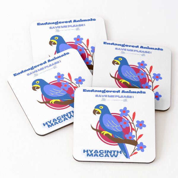 Item preview, Hyacinth Macaw designed and sold by yassooarts.