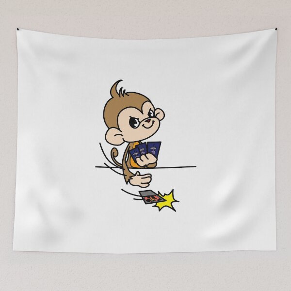 Item preview, Monkey Playing Cards designed and sold by JustCoolShop.