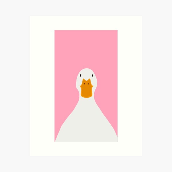 Untitled Goose Game' Poster, picture, metal print, paint by Ilham