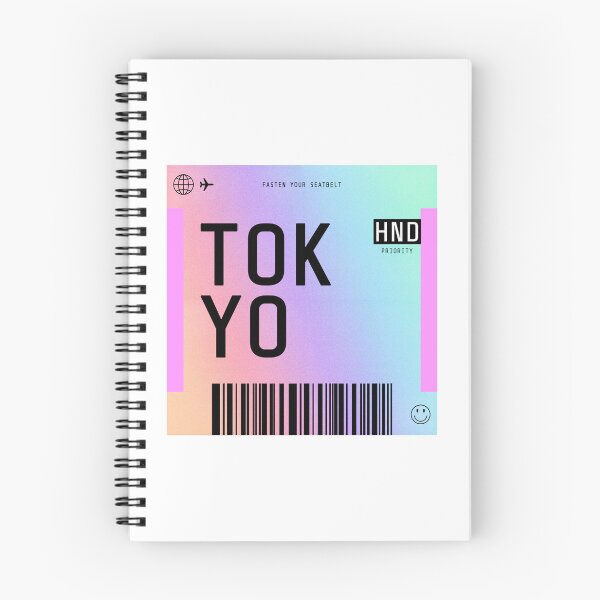Item preview, Tokyo Boarding Pass HND Rainbow Gradient designed and sold by lukassfr.