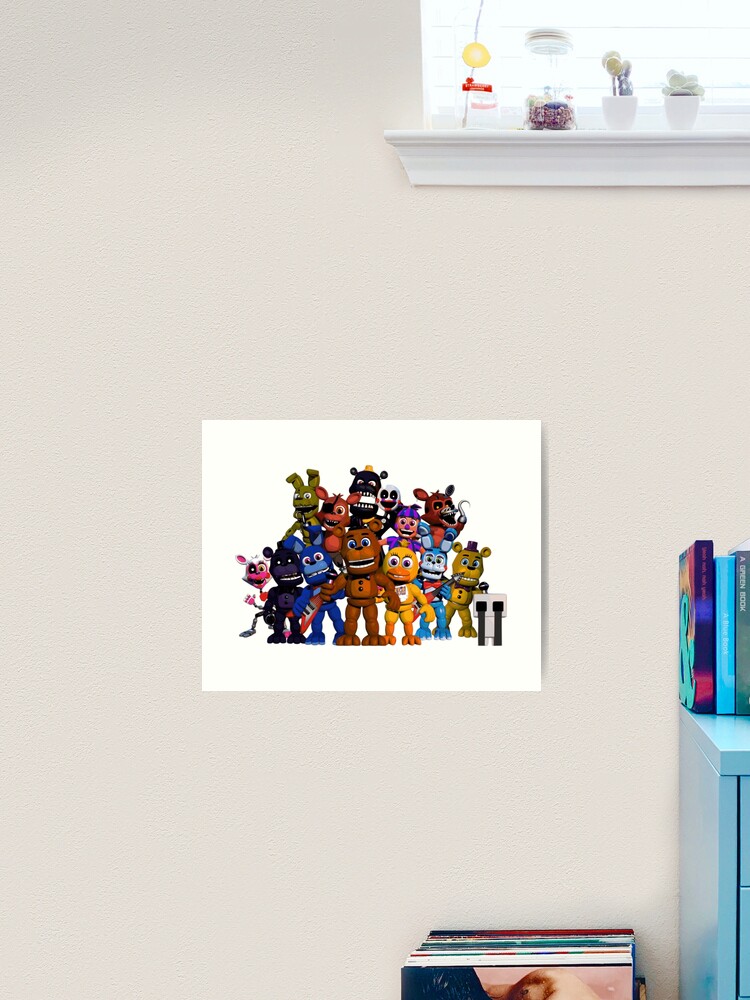 FNAF WORLD  Art Board Print for Sale by FNAFandStuff