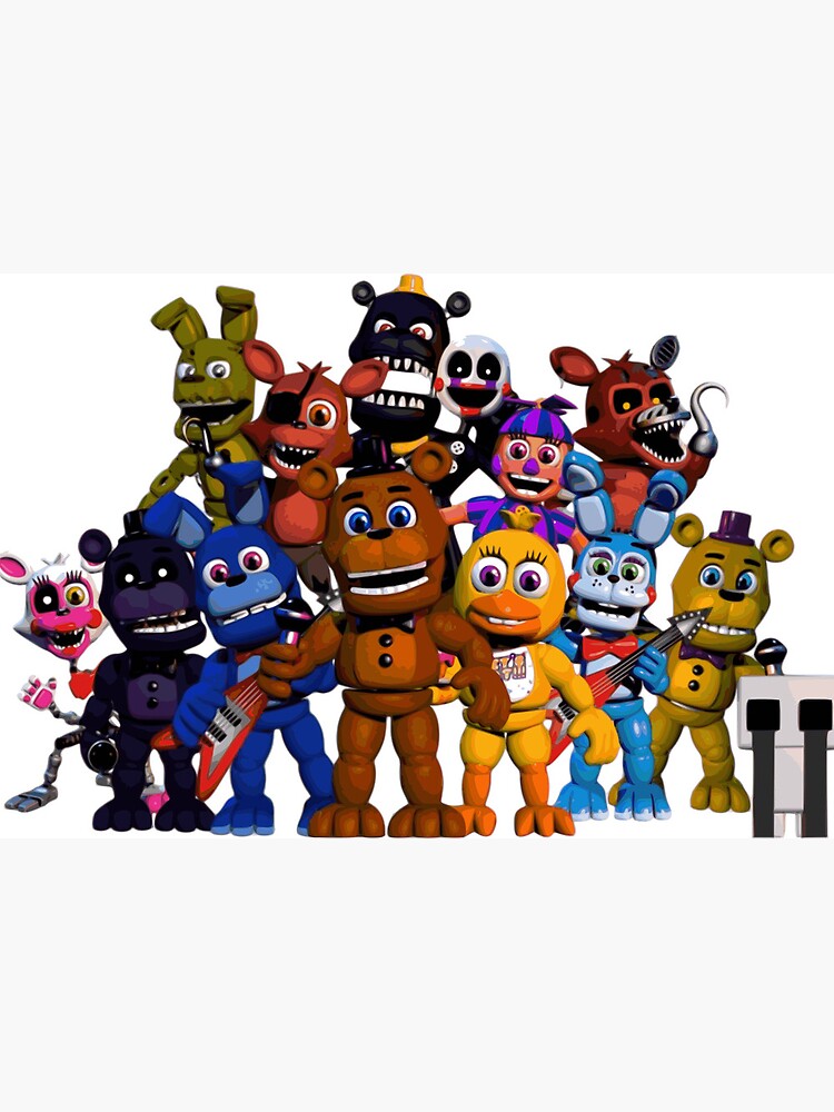 FNAF WORLD  Art Board Print for Sale by FNAFandStuff