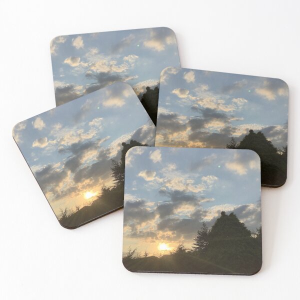 Item preview, Sunset & Clouds serene photograph by CJ'sCrafts - Norfolk Skies Collection designed and sold by CJSCRAFTS.