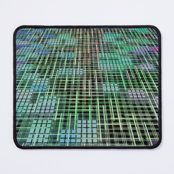 Item preview, Green and blue network grid concept pattern. designed and sold by IaroslavB.
