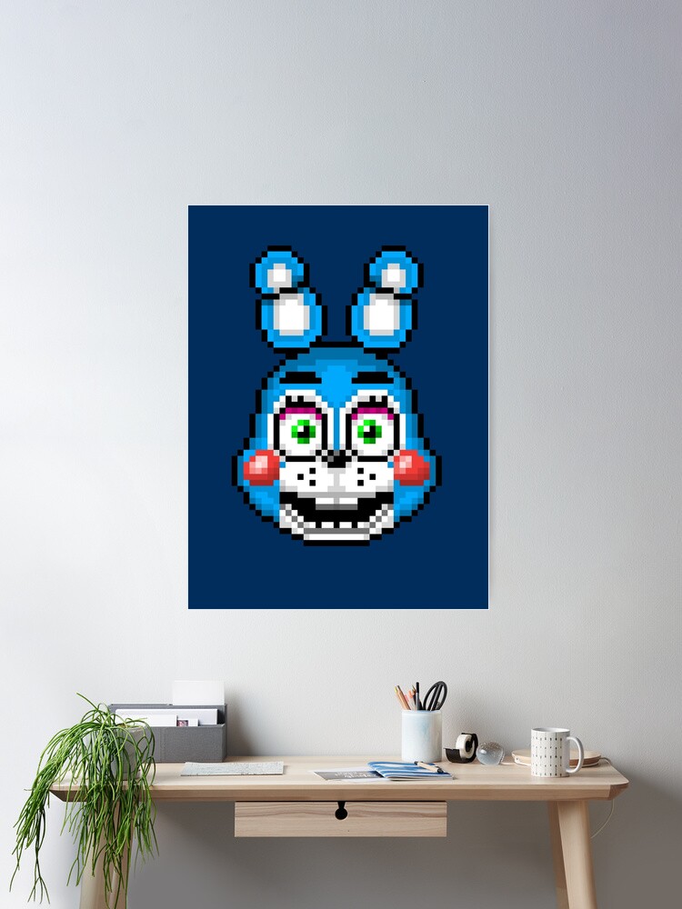 Five Nights at Freddy's 2 - Pixel art - Toy Bonnie Art Board Print for  Sale by GEEKsomniac