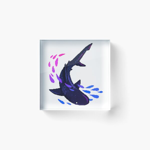 Item preview, Bisexual Flag LGBT Pride Shark (School) designed and sold by OceanicScribble.