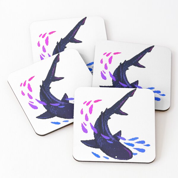 Item preview, Bisexual Flag LGBT Pride Shark (School) designed and sold by OceanicScribble.