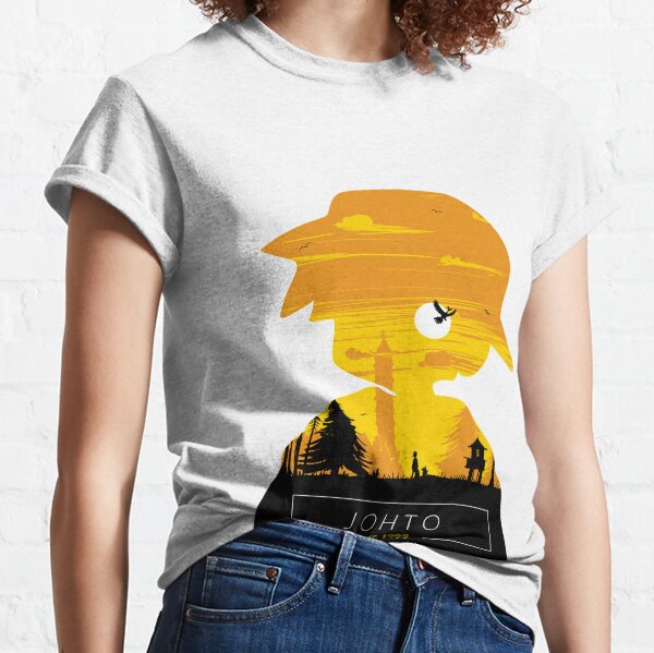 Johto Region- Gold Vers. Camiseta clásica