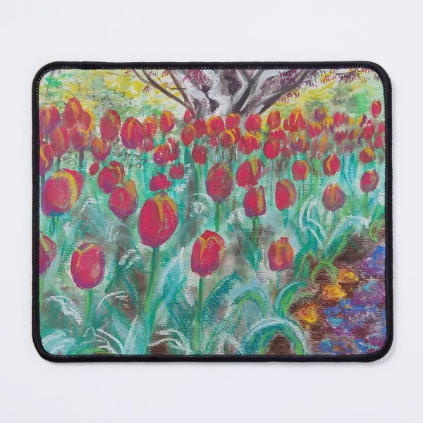 Item preview, Red Tulip Field designed and sold by Livia Burchianti.