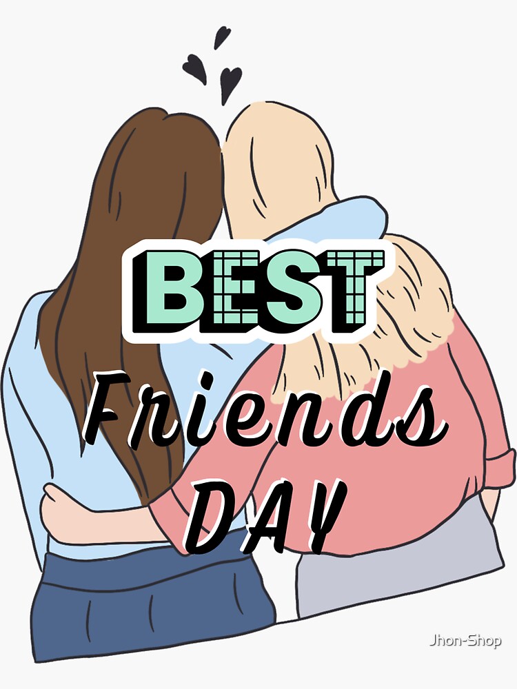 "National Best Friends Day 2022" Sticker for Sale by Redbubble