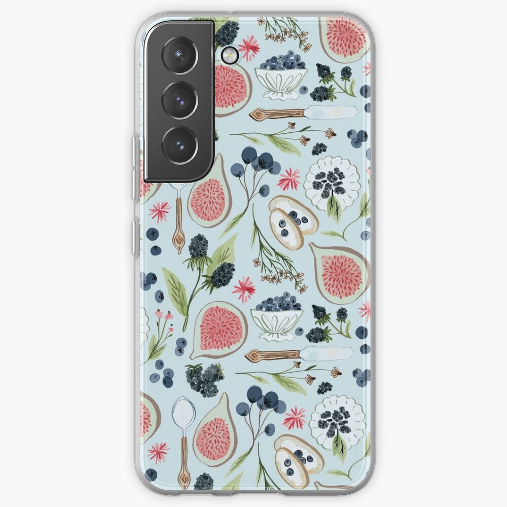 Disover Blueberry Breakfast | Samsung Galaxy Phone Case