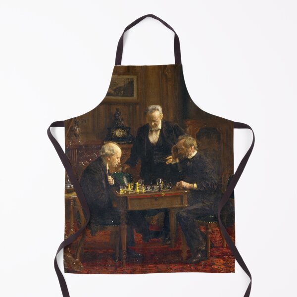 Item preview, The Chess Players by Thomas Eakins (1876) designed and sold by allhistory.