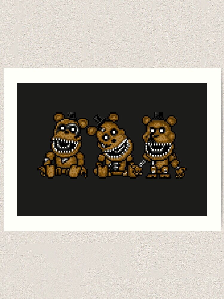 Five Nights at Freddys 4 - Mini Freddy - Pixel art Tote Bag for Sale by  GEEKsomniac