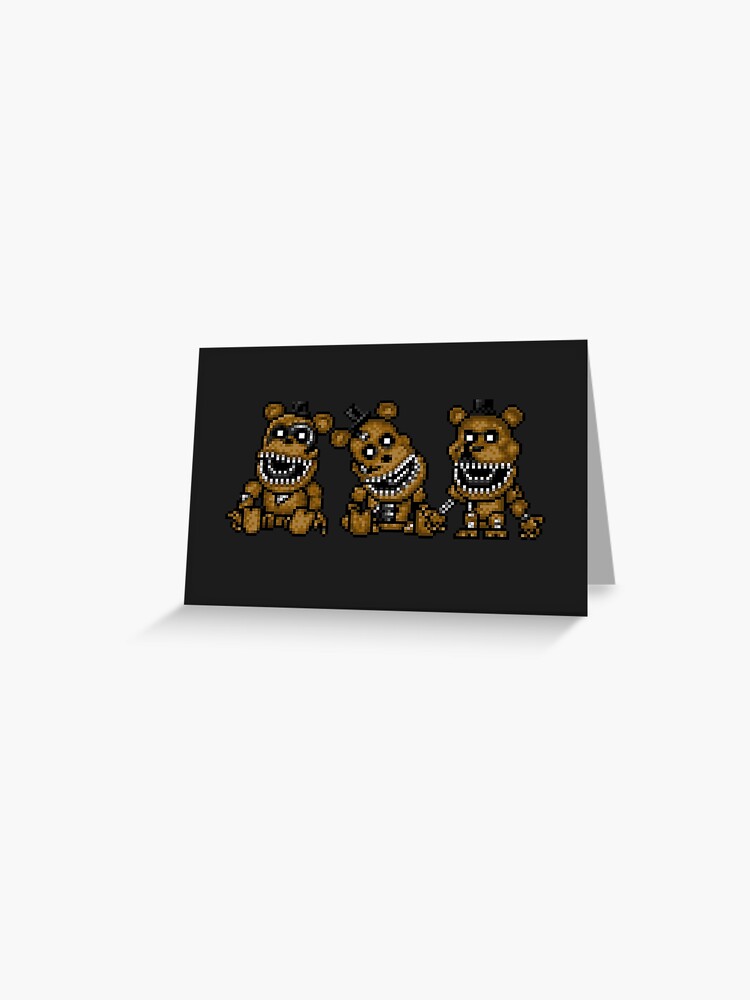 Five Nights at Freddys 4 - Nightmare Freddy - Pixel art Magnet for Sale by  GEEKsomniac