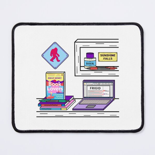 Item preview, Book Lovers - Emily Henry designed and sold by bookshelfsketch.