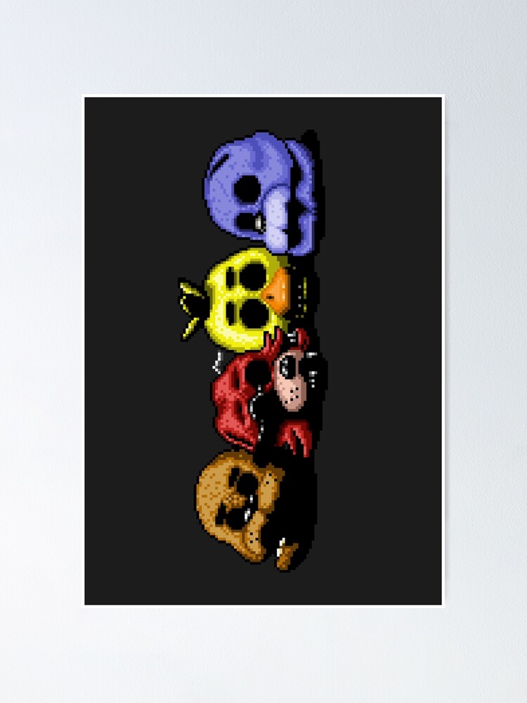 Five Nights at Freddy's 3 - Pixel art - Phantom Foxy Poster for Sale by  GEEKsomniac