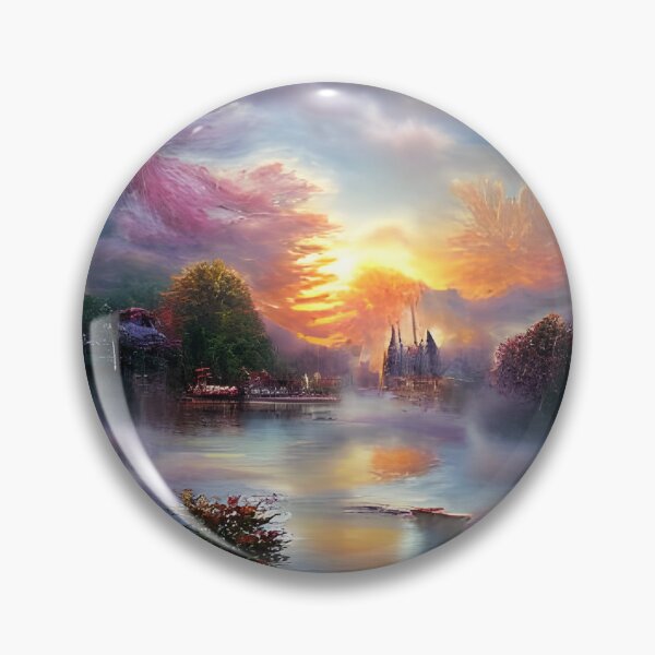 Item preview, Sunset Over Lake designed and sold by theartmuseums.