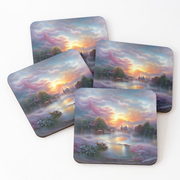 Item preview, Sunset Over Lake designed and sold by theartmuseums.